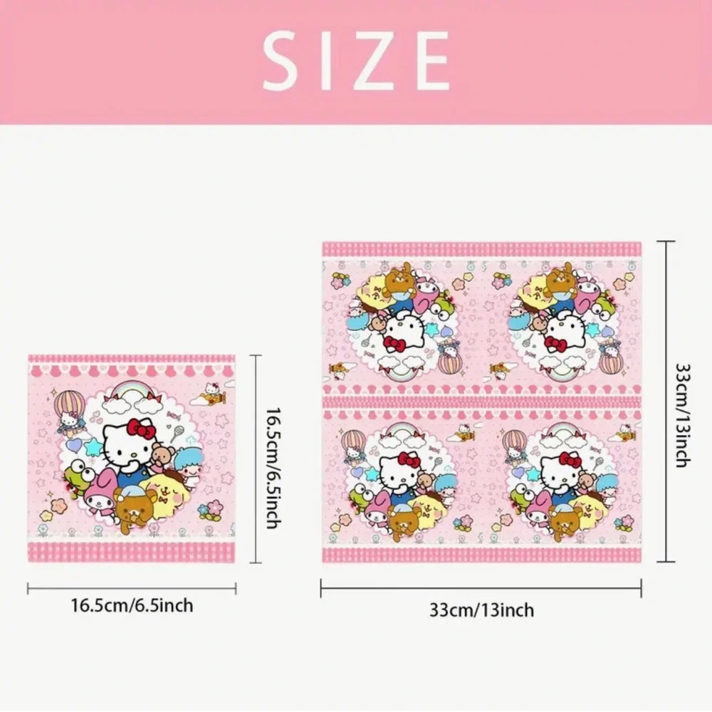 Hello Kitty & Friends Pink Party Luncheon Napkins, 20 ct